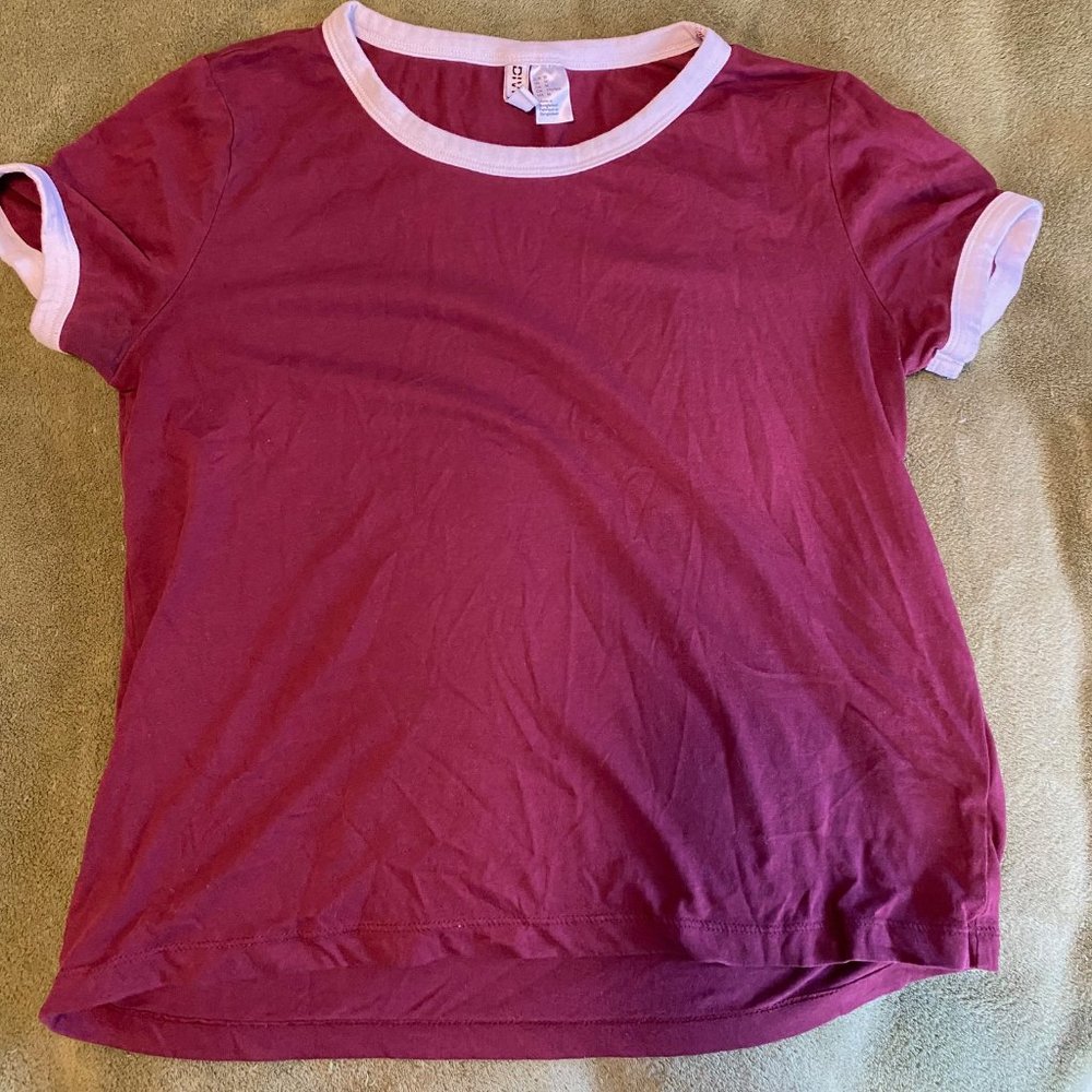 Maroon T-Shirt Size M